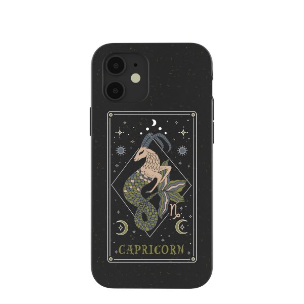 Black Capricorn iPhone 12  iPhone 12 Pro Case Online Sale