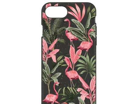 Black Flamingo Party iPhone 6 6s 7 8 SE Case For Cheap