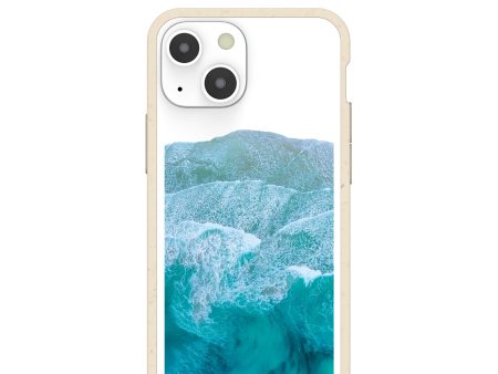 Clear Waves iPhone 13 Mini Case With London Fog Ridge For Sale