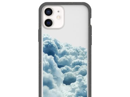 Clear Above the Clouds iPhone 12  iPhone 12 Pro Case With Black Ridge Cheap