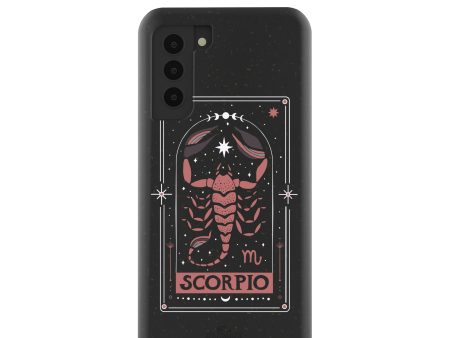 Black Scorpio Samsung Galaxy S21 Case Online now