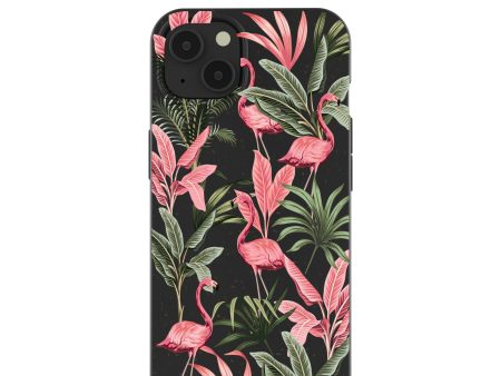 Black Flamingo Party iPhone 13 Case Hot on Sale