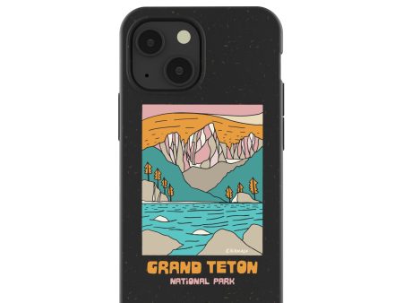 Black Grand Teton iPhone 13 Mini Case Fashion