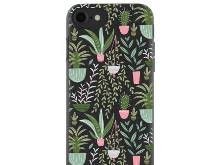 Black Indoor Garden iPhone 6 6s 7 8 SE Case Fashion