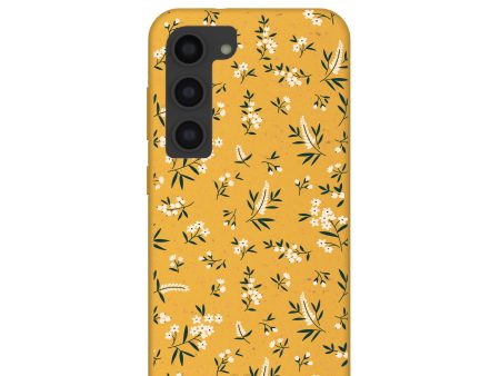 Honey White Posies Samsung Galaxy S23 Case Cheap