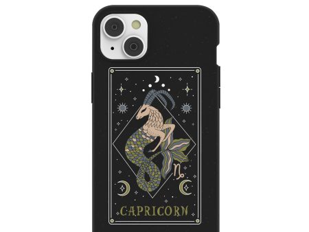 Black Capricorn iPhone 14 Plus Case with MagSafe Module Cheap