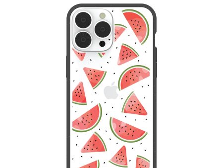 Clear Watermelon iPhone 13 Pro Max Case With Black Ridge For Discount