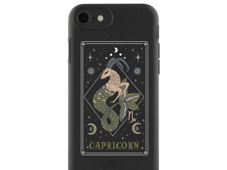 Black Capricorn iPhone 6 6s 7 8 SE Case Online Hot Sale