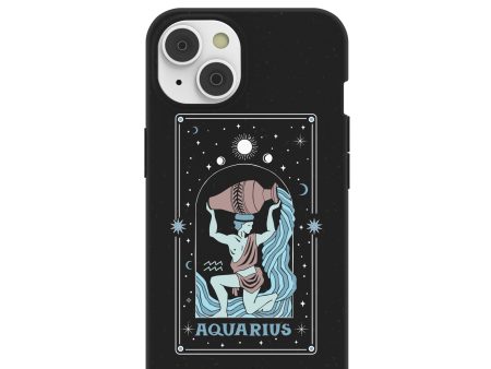 Black Aquarius iPhone 14 Case with MagSafe Module on Sale