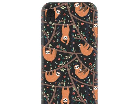 Black Jungle Sloths iPhone XR Case Online