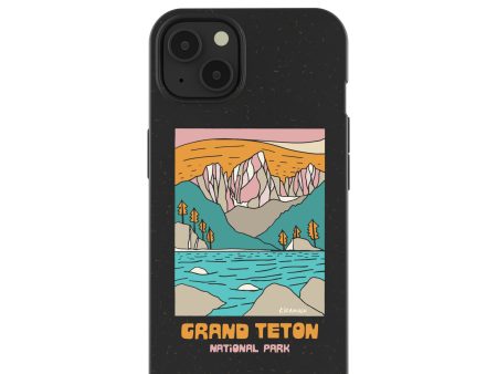 Black Grand Teton iPhone 13 Case Discount