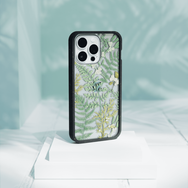 Clear Herbarium iPhone 13 Pro Max Case With Black Ridge Sale