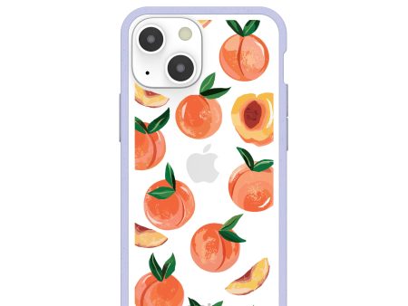 Clear Sweet Peach iPhone 13 Mini Case With Lavender Ridge For Discount