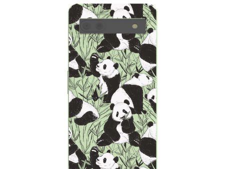 Sage Green Pandamonium Google Pixel 6a Case Hot on Sale