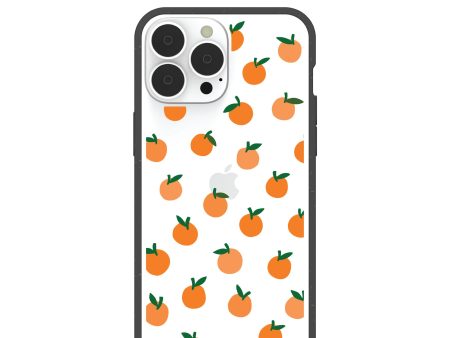 Clear Oranges iPhone 13 Pro Max Case With Black Ridge on Sale