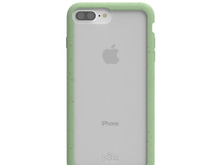 Clear iPhone Plus Case with Sage Green Ridge Discount