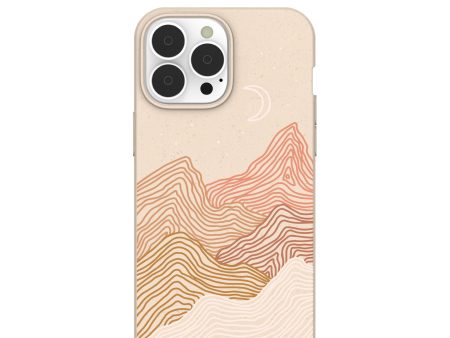 Seashell Pink Peaks iPhone 13 Pro Max Case Fashion