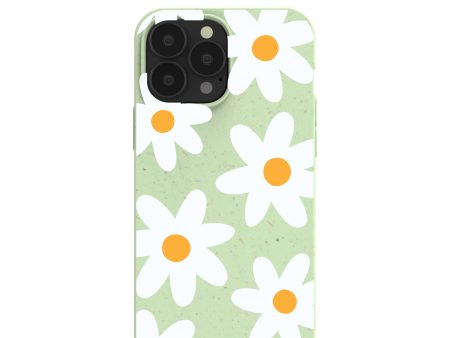 Sage Green Daisy iPhone 13 Pro Max Case For Cheap