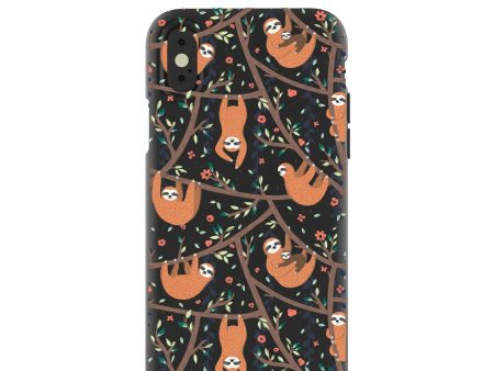 Black Jungle Sloths iPhone X Case Supply