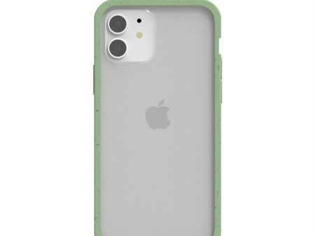 Clear iPhone 12 iPhone 12 Pro Case with Sage Green Ridge Online now