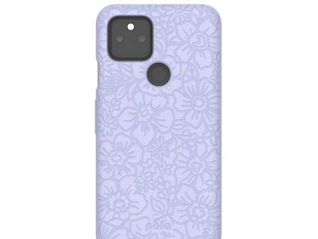 Lavender Flowerbed Google Pixel 5 Case Online now