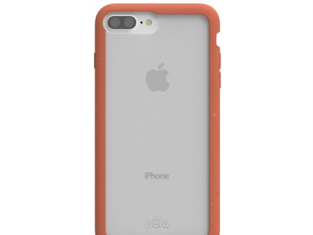 Clear iPhone Plus Case with Terracotta Ridge Online now