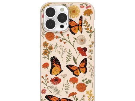 Seashell Monarch Butterfly iPhone 13 Pro Max Case Supply