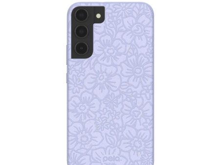 Lavender Flowerbed Samsung Galaxy S22+(Plus) Case Fashion